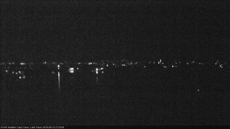 Lake Travis webcam, September 15, 2018 8:35 PM CT