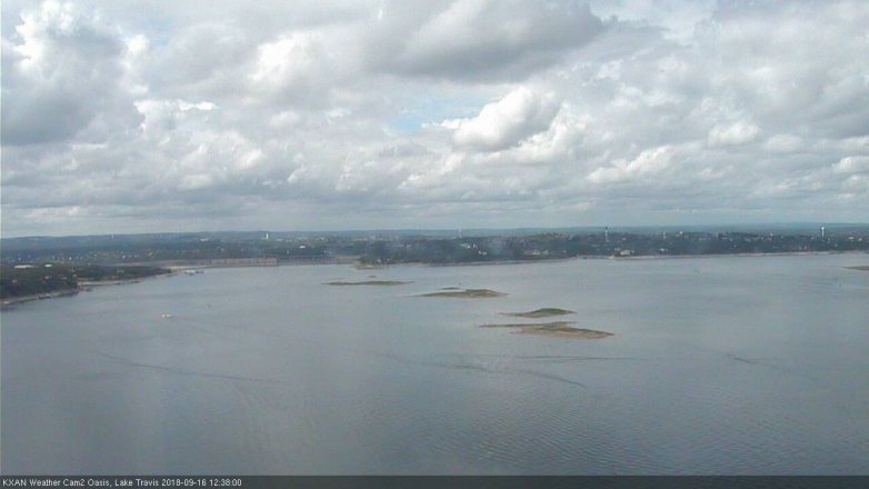 Lake Travis webcam, September 16, 2018 11:40 AM CT