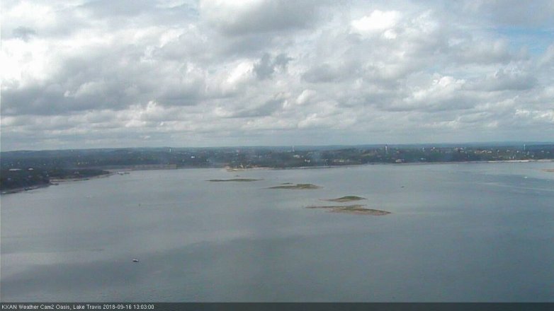 Lake Travis webcam, September 16, 2018 12:05 PM CT
