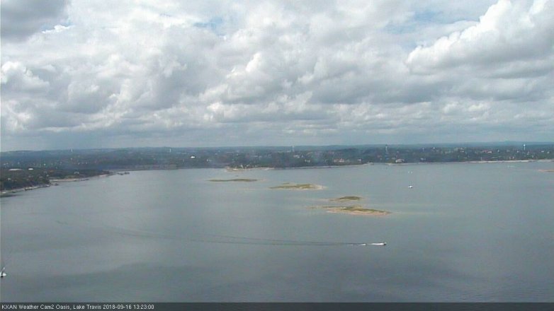 Lake Travis webcam, September 16, 2018 12:25 PM CT