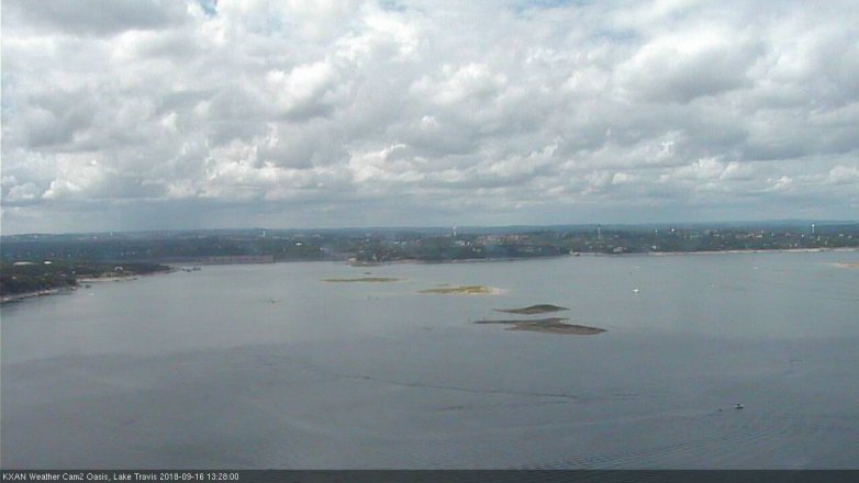 Lake Travis webcam, September 16, 2018 12:30 PM CT