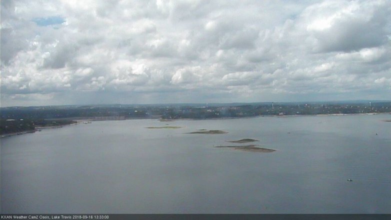 Lake Travis webcam, September 16, 2018 12:35 PM CT