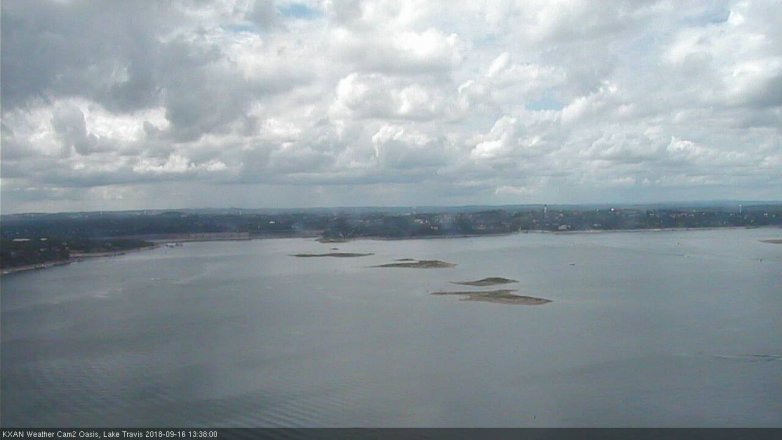 Lake Travis webcam, September 16, 2018 12:40 PM CT