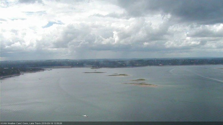 Lake Travis webcam, September 16, 2018 1:00 PM CT