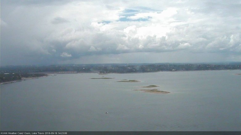 Lake Travis webcam, September 16, 2018 1:25 PM CT