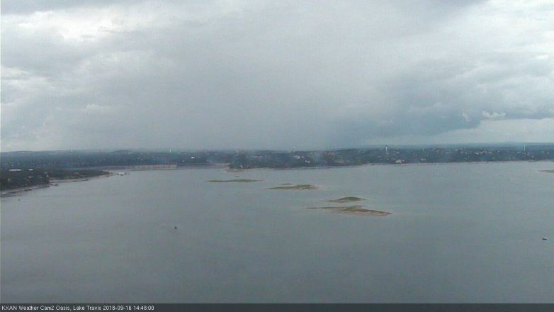 Lake Travis webcam, September 16, 2018 1:50 PM CT