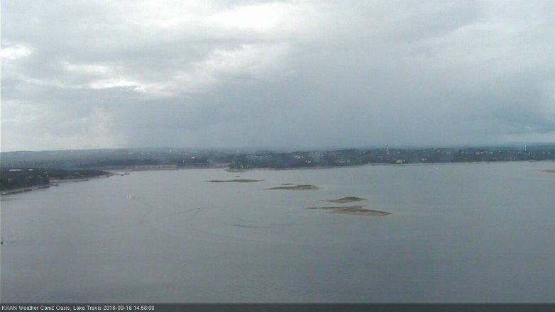 Lake Travis webcam, September 16, 2018 2:00 PM CT