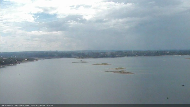 Lake Travis webcam, September 16, 2018 2:20 PM CT