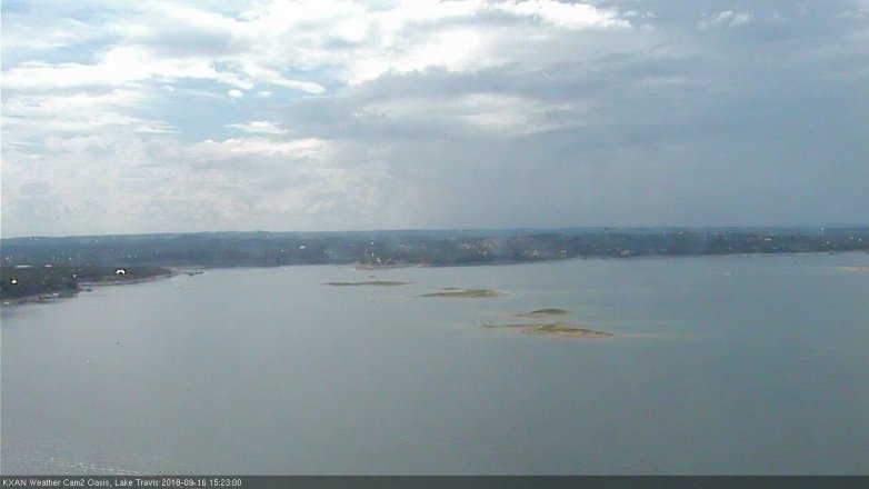 Lake Travis webcam, September 16, 2018 2:25 PM CT