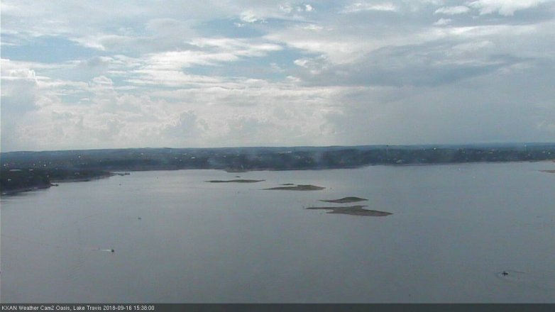 Lake Travis webcam, September 16, 2018 2:40 PM CT