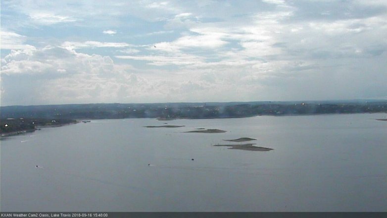 Lake Travis webcam, September 16, 2018 2:50 PM CT