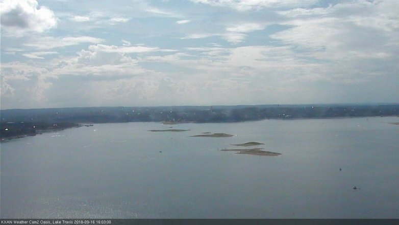 Lake Travis webcam, September 16, 2018 3:05 PM CT