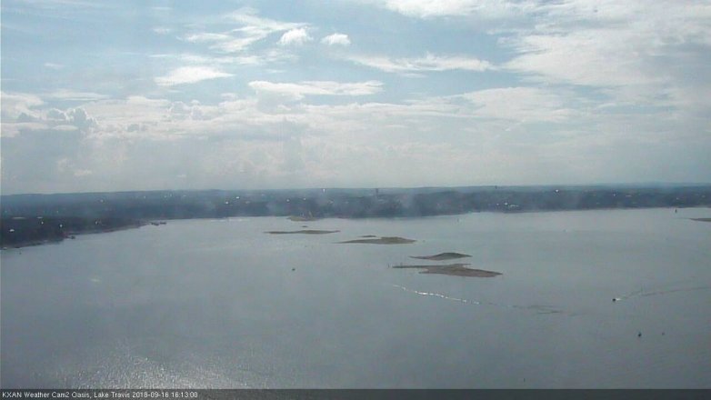 Lake Travis webcam, September 16, 2018 3:15 PM CT