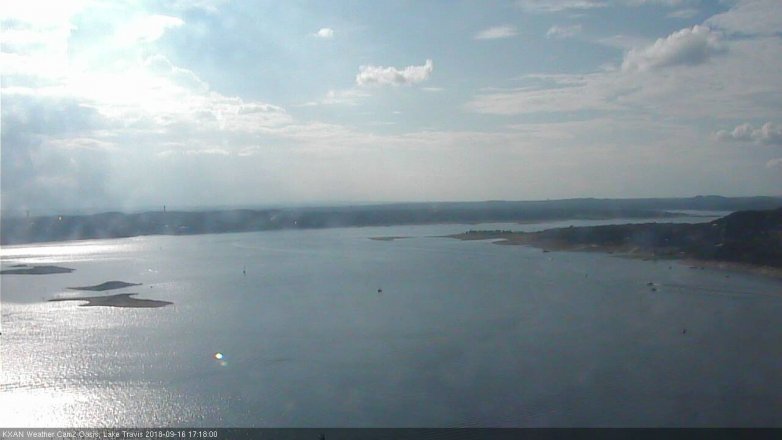 Lake Travis webcam, September 16, 2018 4:20 PM CT