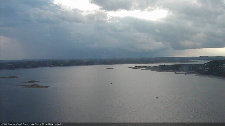 Lake Travis webcam, September 16, 2018 5:30 PM CT