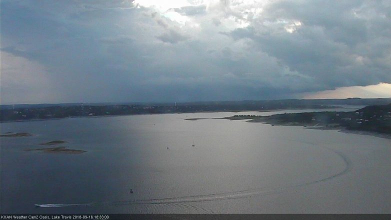 Lake Travis webcam, September 16, 2018 5:35 PM CT