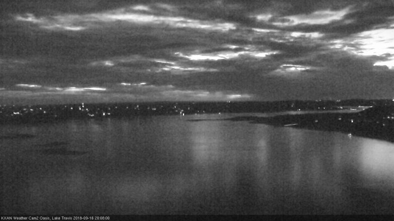 Lake Travis webcam, September 16, 2018 7:10 PM CT