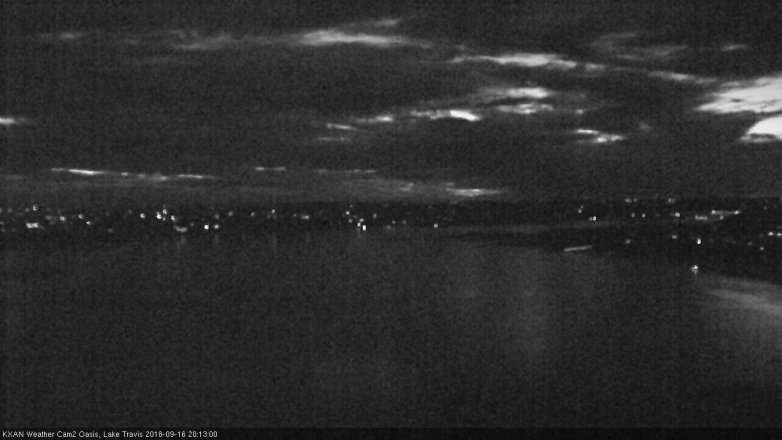 Lake Travis webcam, September 16, 2018 7:15 PM CT