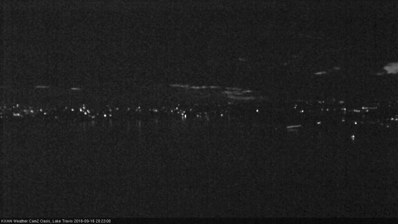 Lake Travis webcam, September 16, 2018 7:25 PM CT