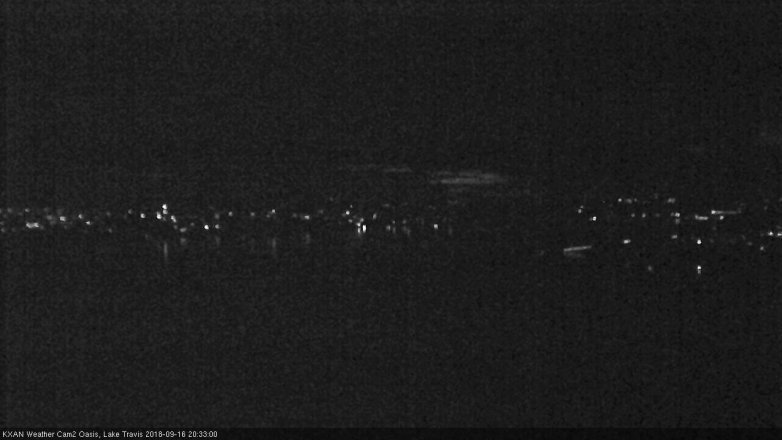 Lake Travis webcam, September 16, 2018 7:35 PM CT