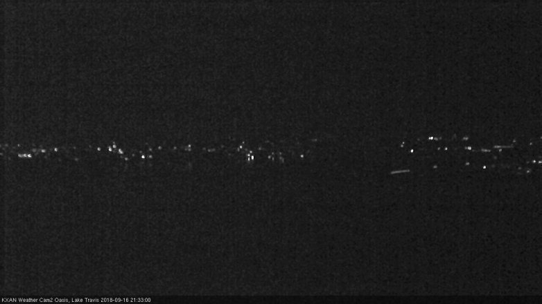 Lake Travis webcam, September 16, 2018 8:35 PM CT