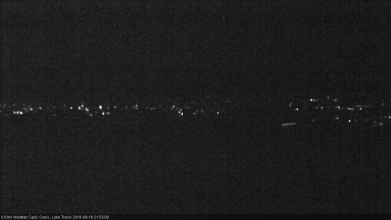 Lake Travis webcam, September 16, 2018 8:55 PM CT