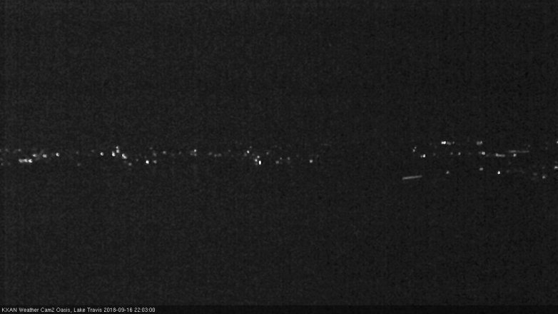Lake Travis webcam, September 16, 2018 9:05 PM CT
