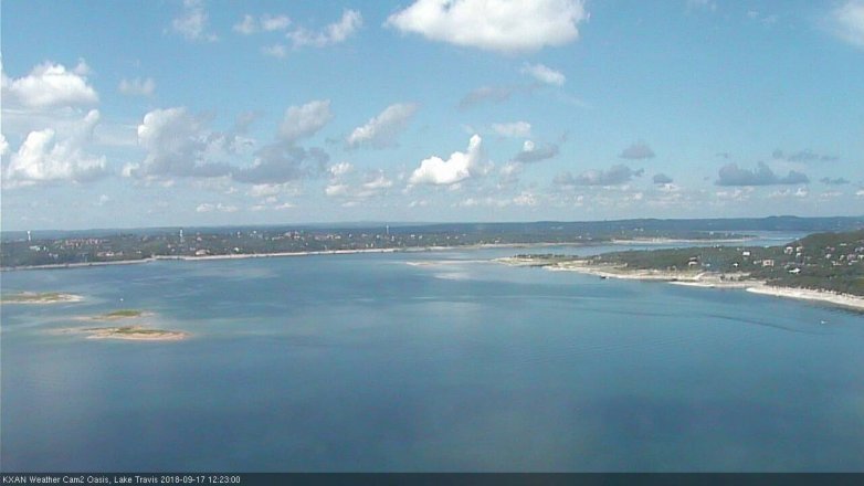 Lake Travis webcam, September 17, 2018 11:25 AM CT