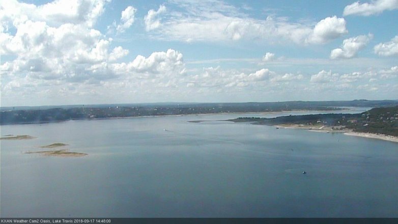 Lake Travis webcam, September 17, 2018 1:50 PM CT
