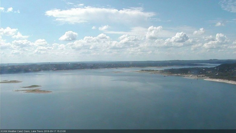 Lake Travis webcam, September 17, 2018 2:25 PM CT