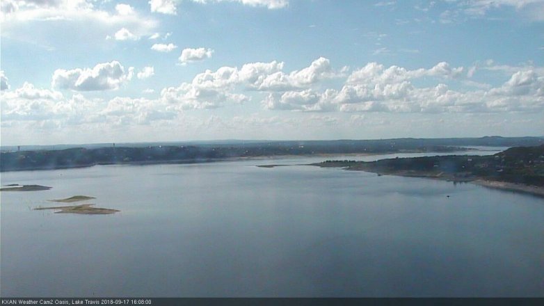 Lake Travis webcam, September 17, 2018 3:10 PM CT