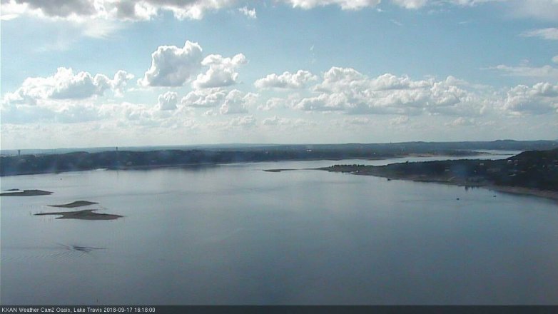 Lake Travis webcam, September 17, 2018 3:20 PM CT