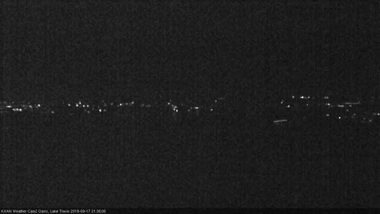 Lake Travis webcam, September 17, 2018 8:40 PM CT