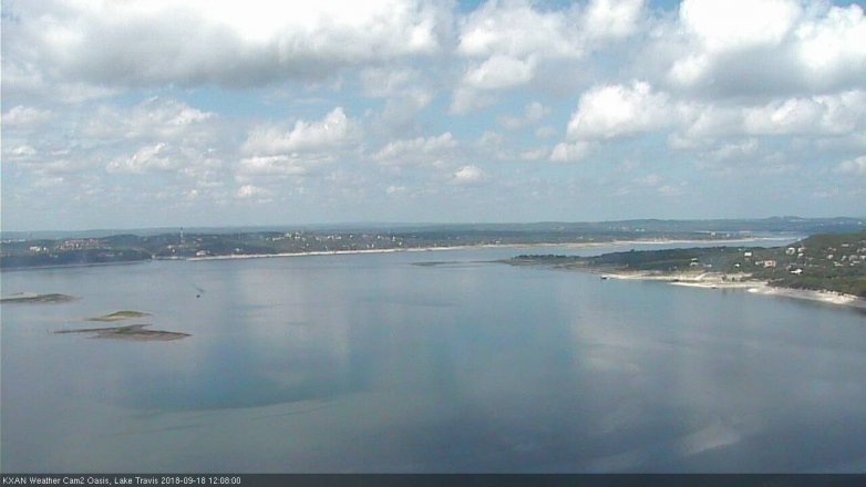 Lake Travis webcam, September 18, 2018 11:10 AM CT