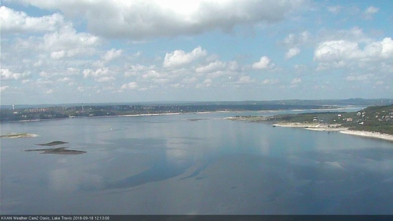 Lake Travis webcam, September 18, 2018 11:15 AM CT