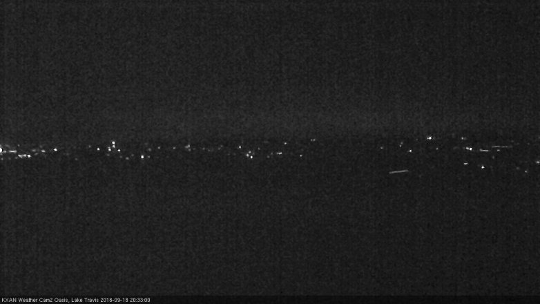 Lake Travis webcam, September 18, 2018 7:35 PM CT