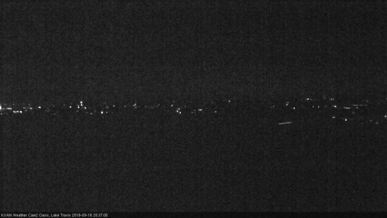 Lake Travis webcam, September 18, 2018 7:40 PM CT
