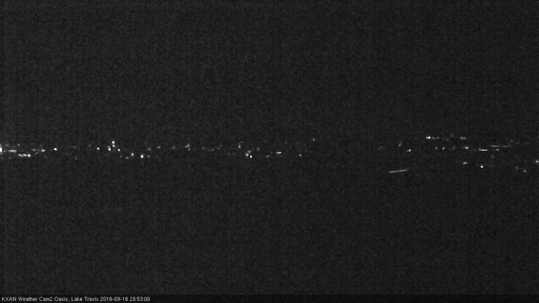 Lake Travis webcam, September 18, 2018 7:55 PM CT