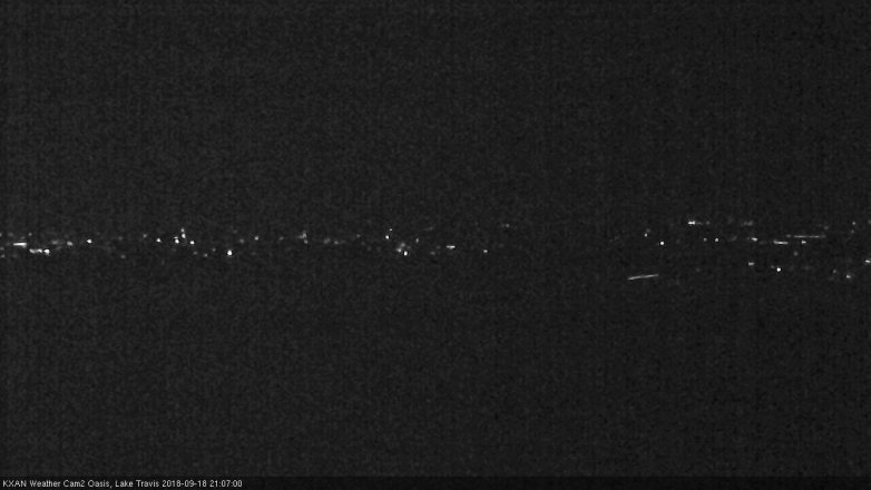 Lake Travis webcam, September 18, 2018 8:10 PM CT