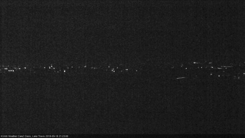 Lake Travis webcam, September 18, 2018 8:25 PM CT