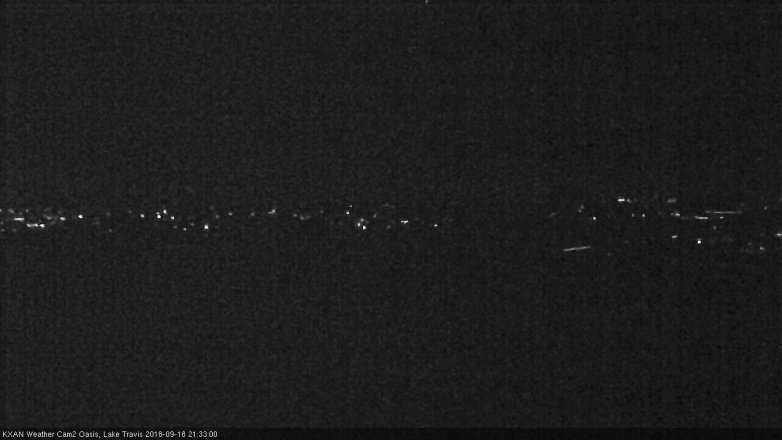 Lake Travis webcam, September 18, 2018 8:35 PM CT