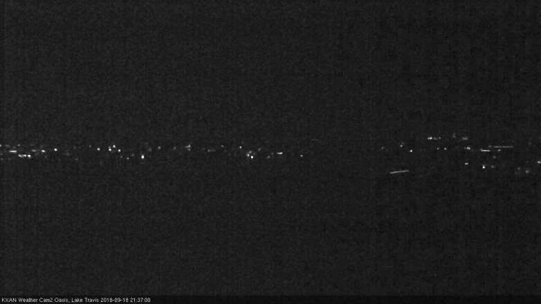 Lake Travis webcam, September 18, 2018 8:40 PM CT