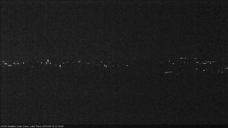 Lake Travis webcam, September 18, 2018 10:20 PM CT