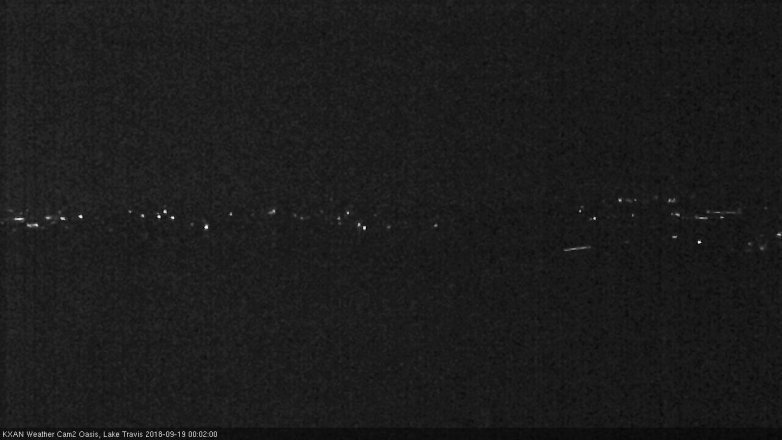 Lake Travis webcam, September 18, 2018 11:05 PM CT