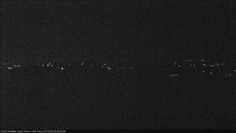 Lake Travis webcam, September 18, 2018 11:35 PM CT