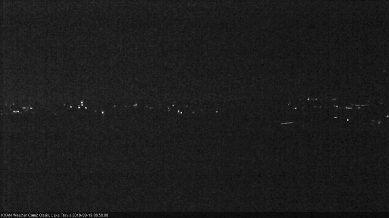 Lake Travis webcam, September 18, 2018 12:00 AM CT