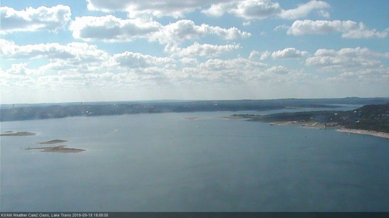 Lake Travis webcam, September 19, 2018 3:10 PM CT