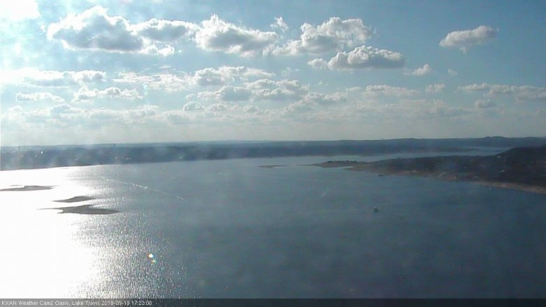 Lake Travis webcam, September 19, 2018 4:25 PM CT