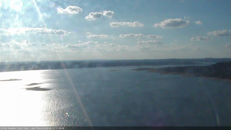 Lake Travis webcam, September 19, 2018 4:40 PM CT