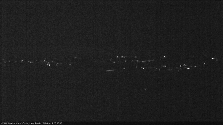 Lake Travis webcam, September 19, 2018 7:40 PM CT